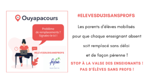 #ELEVESDU31SANSPROFS