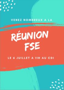 Réunion du FSE – 6 juillet 2022 à 11h