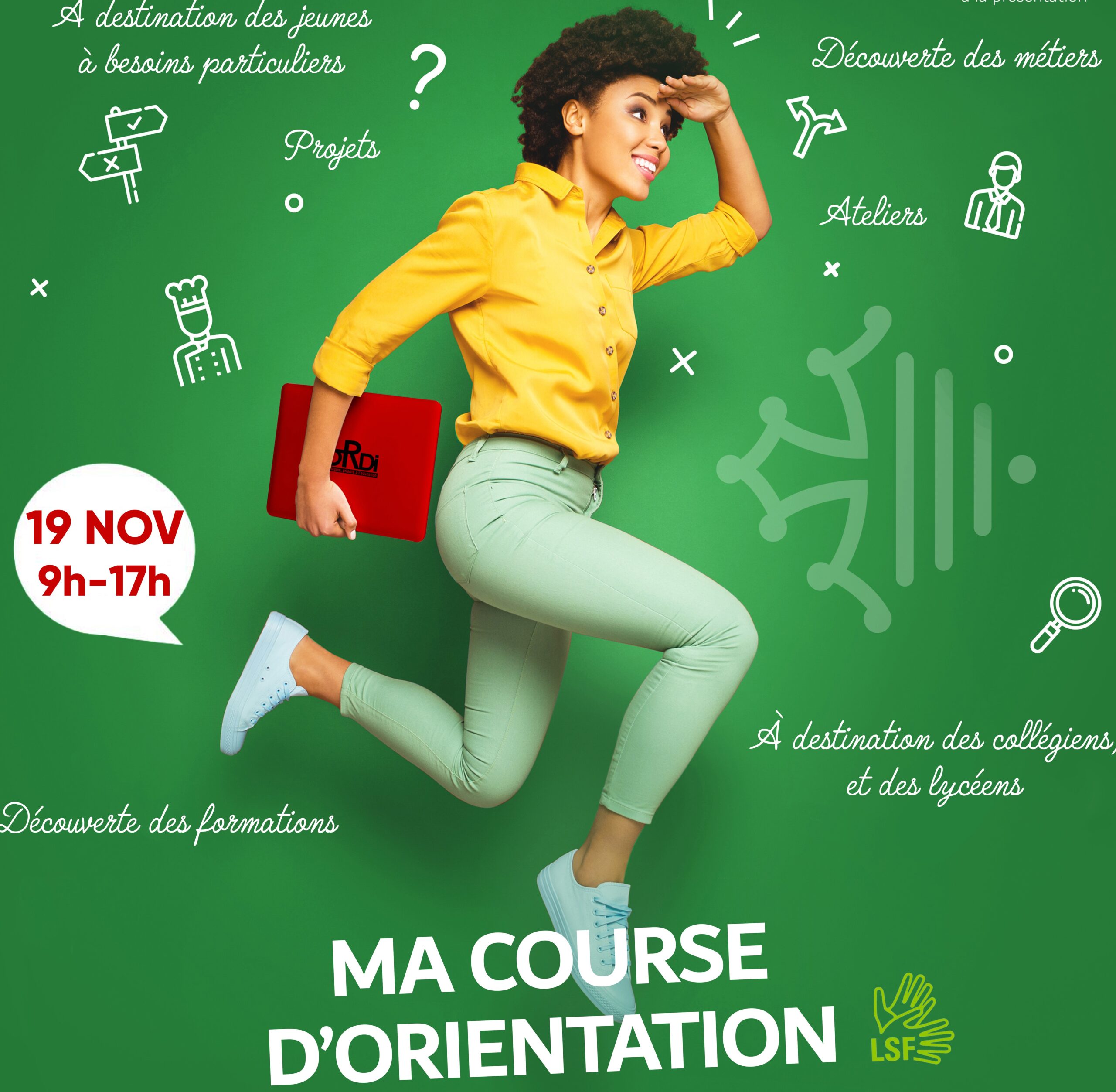 19 novembre 2022 : Course d’orientation organisée par la FCPE et la Maison de l’Orientation