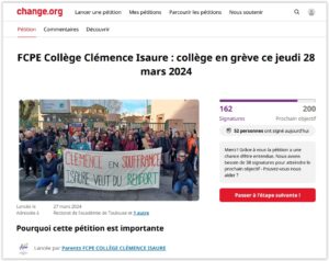 Signez et partagez la pétition !